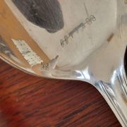 Ercuis - Série de 12 cuillères de table modèle Sully - en métal argenté