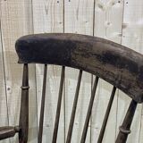 Fauteuil anglais en orme - fin XIXème