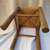 Straw and chestnut tabout