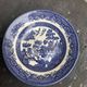 6 soup plates, Willow Churchill model, made in England, Asian landscape