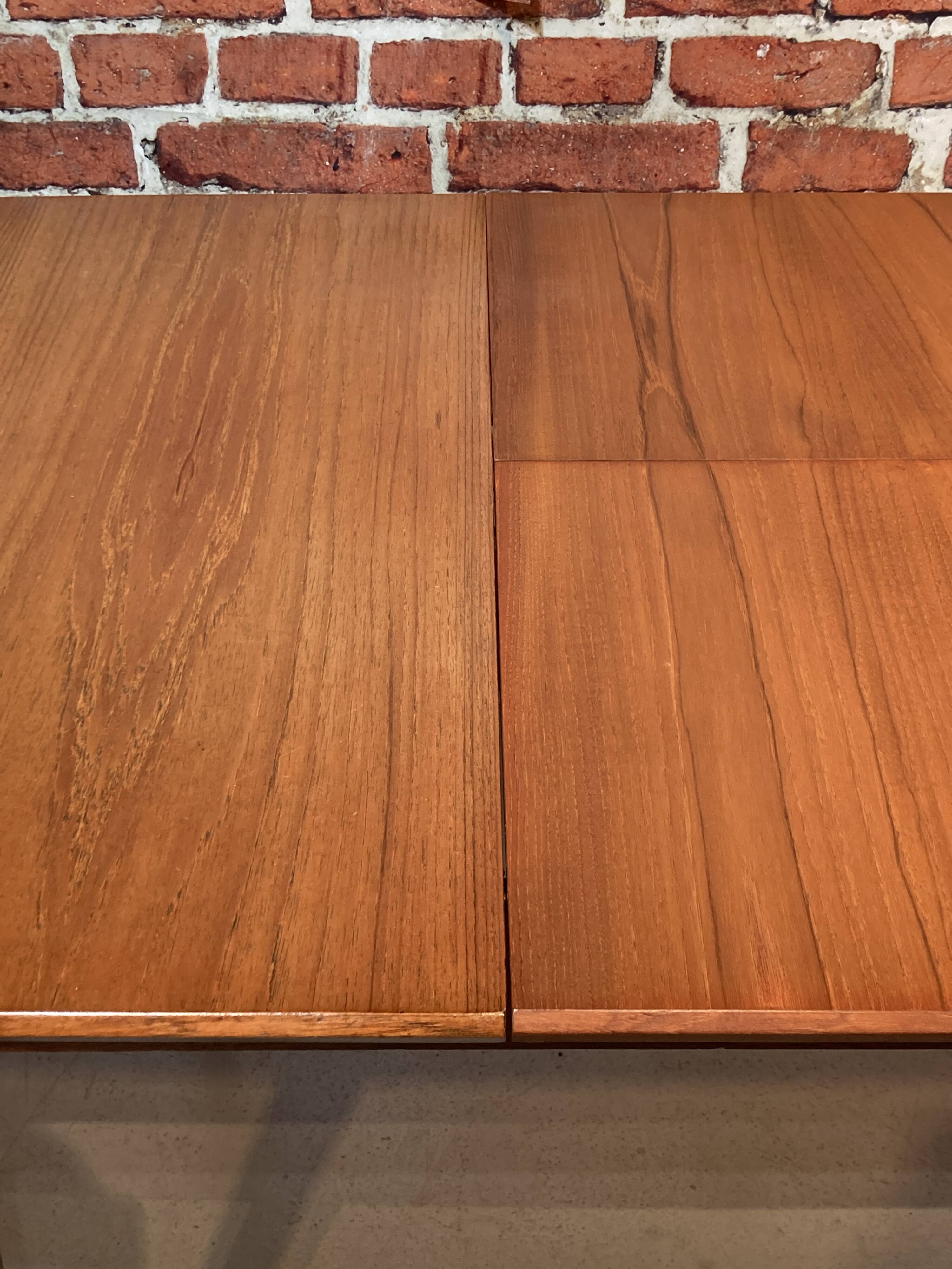 Scandinavian style wooden dining table