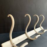 Fischel curved wood wall coat rack, Art Deco
