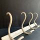 Fischel curved wood wall coat rack, Art Deco