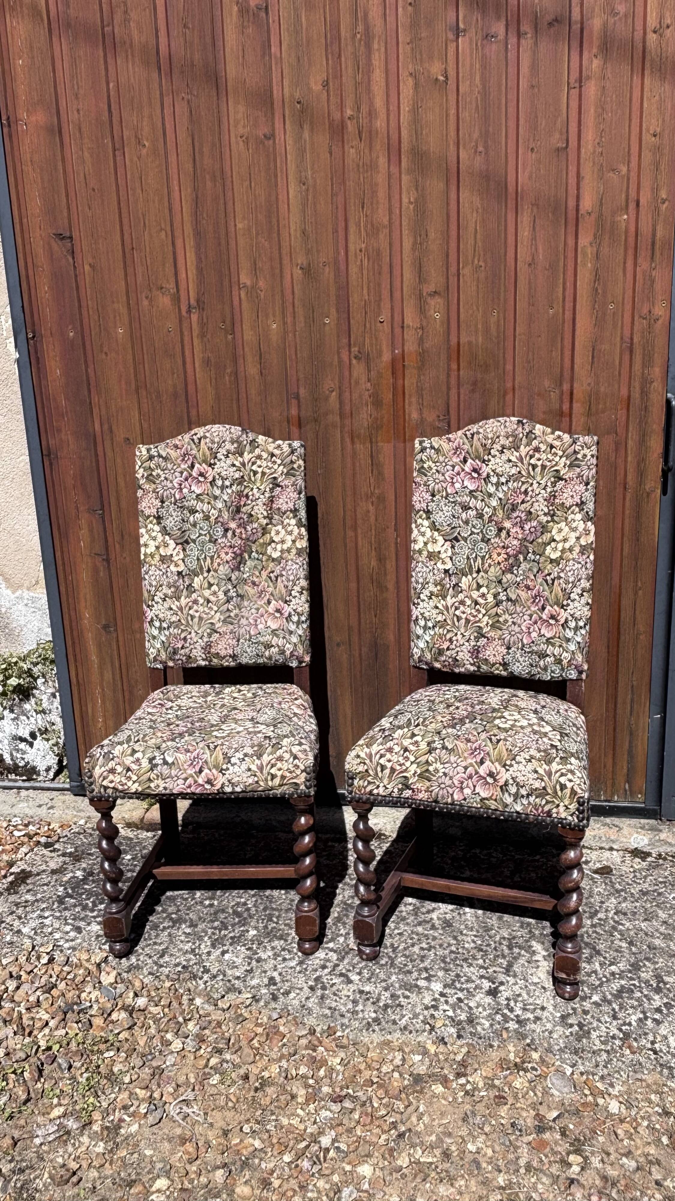 Colonial armchair in solid wood and weaving