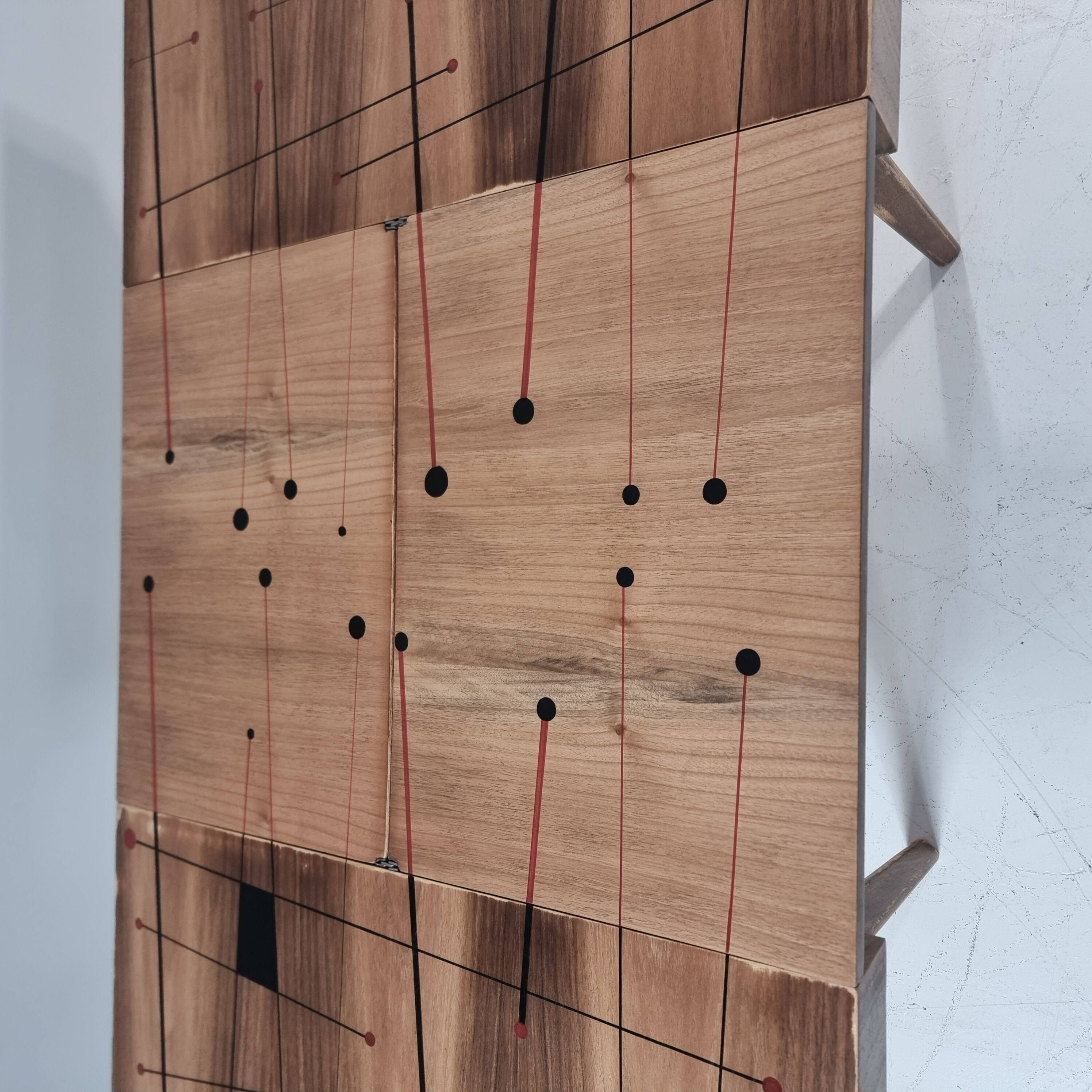 Vintage dining table in walnut, 1970s