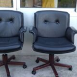 Pair of office chairs