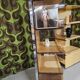 "Space-Age smoked plexiglass library set 1970"