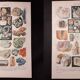 Set of two lithographs on rocks and minerals from 1922