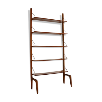 Étagère murale en teck par Louis Van Teeffelen pour Wébé, vintage 1950s
