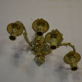 Appliques en bronze style Louis XV avec des cariatides