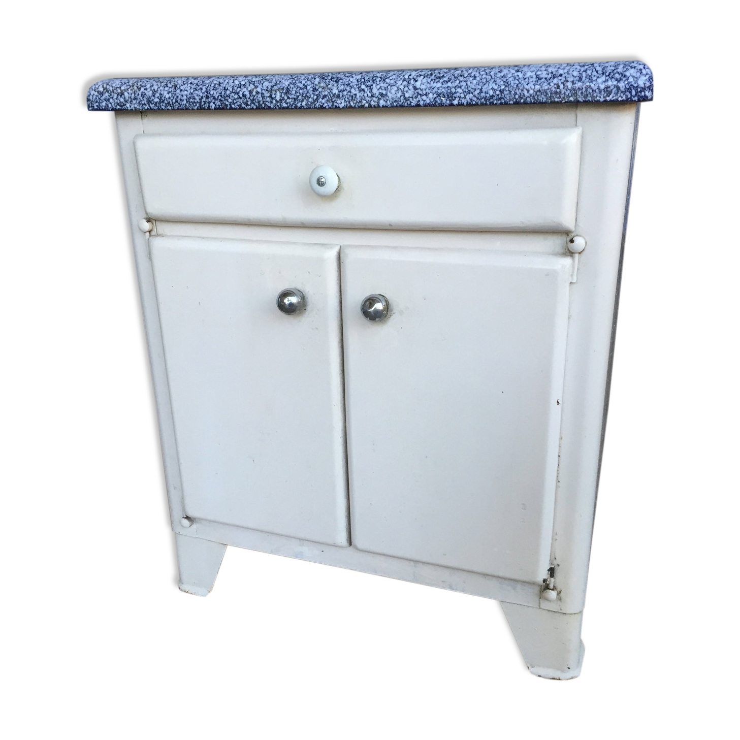 Vintage metal dresser buffet 1950