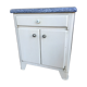 Buffet commode métal vintage 1950