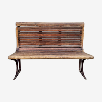 Paris metro bench 1924