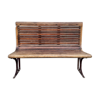 Paris metro bench 1924