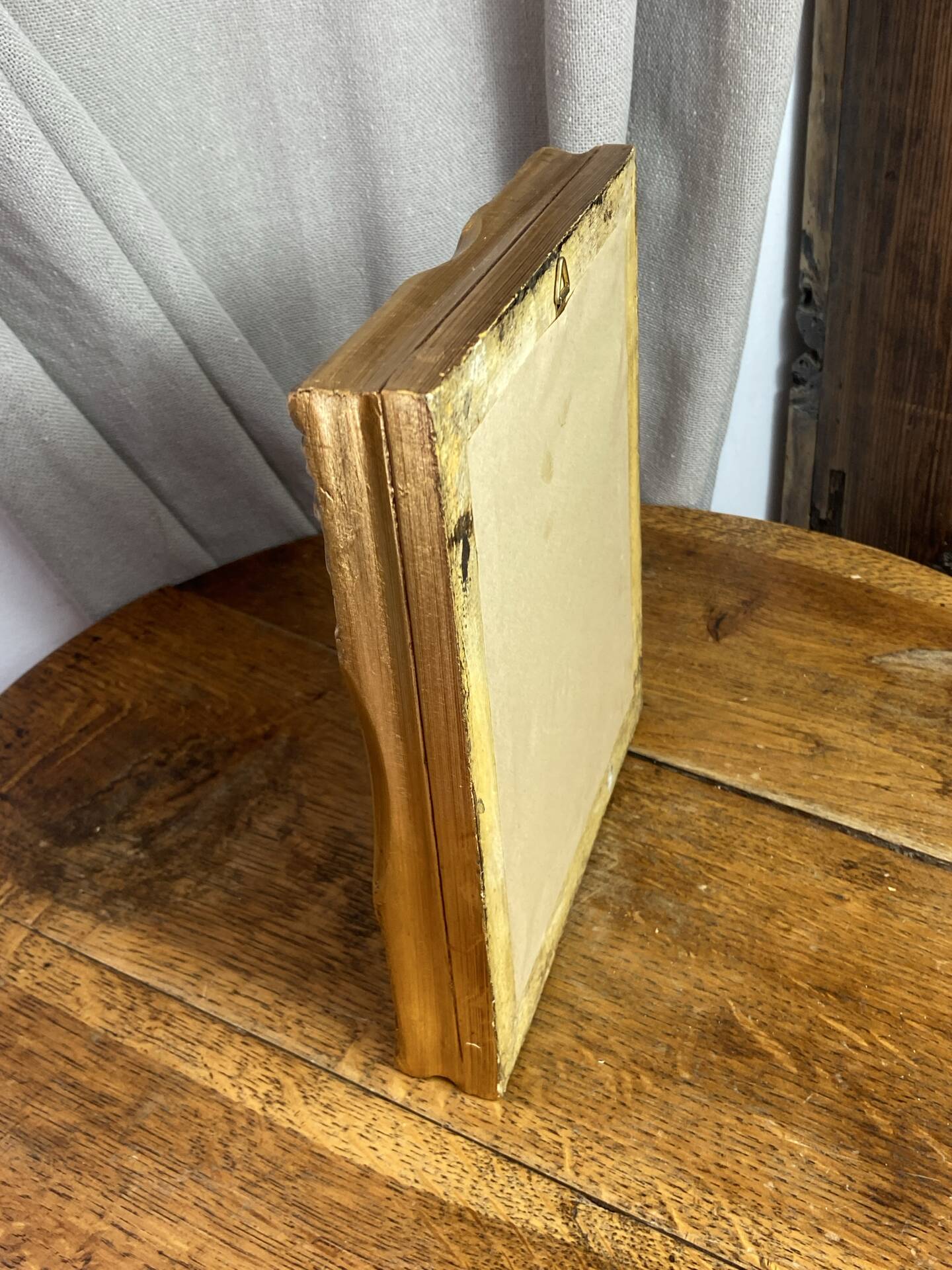 Painting on isorel, wooden frame