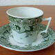Four coffee cups in iron earth of Saint Amand