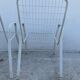 Lot de deux chaises en metal
