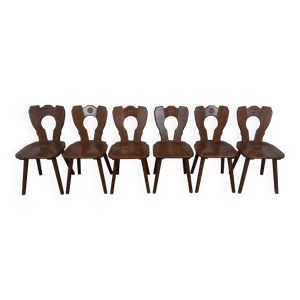 6 chaises bistrot brutalistes