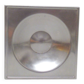 Modernist stainless steel ashtray by Letang and Remy, 1960s.