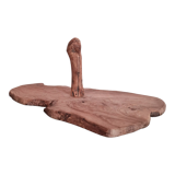 Brutalist wooden top