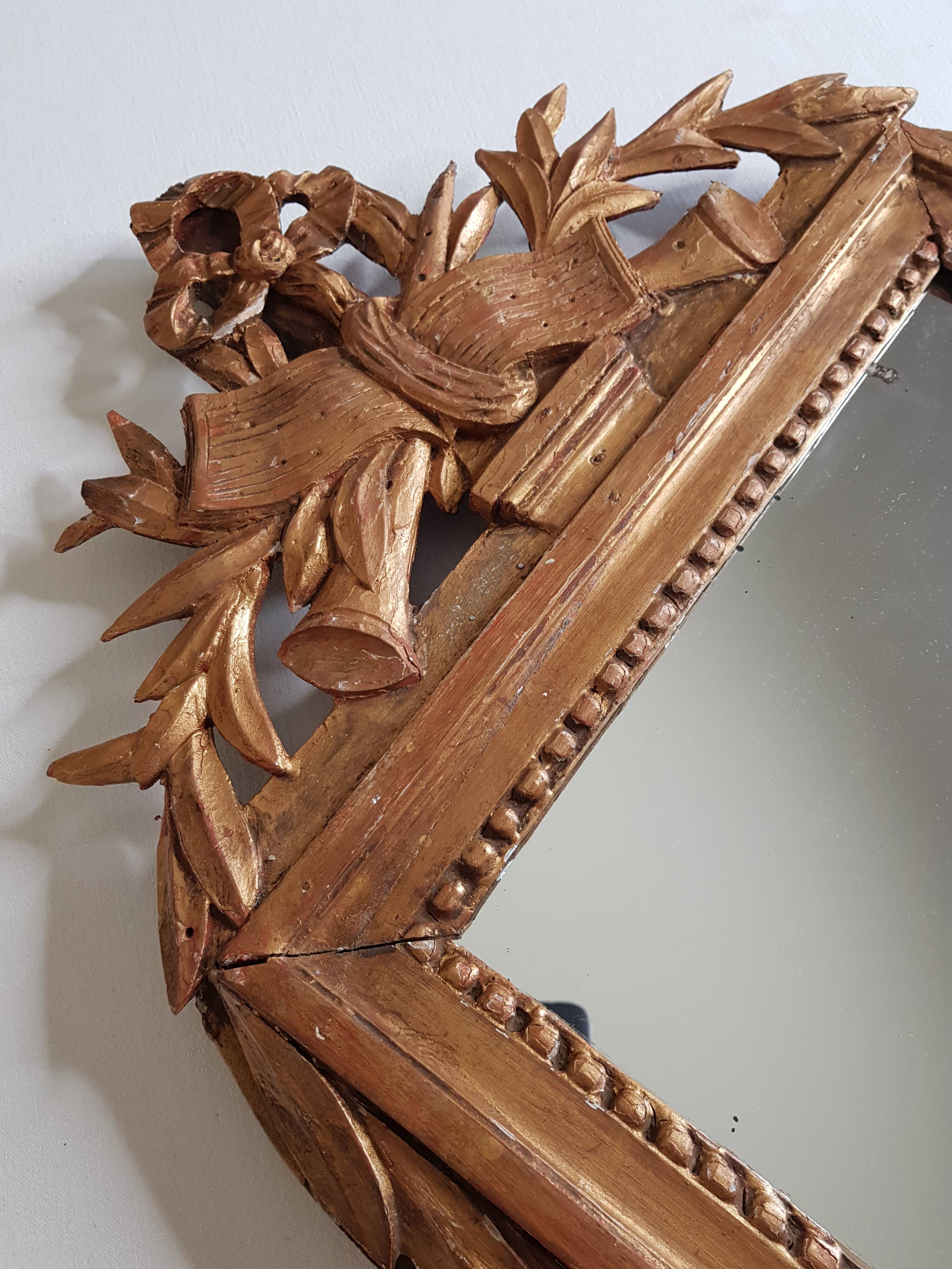 Old Louis XVI style mirror