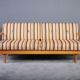 Oak wood butterfly daybed sofa 60s