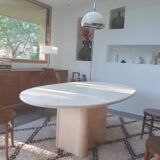 Roche Bobois travertine table