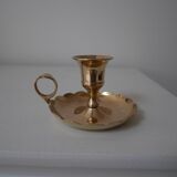 Brass candlesticks, cellar rat models