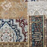 SUBLIME oriental carpet "Punjab" patchwork in wool