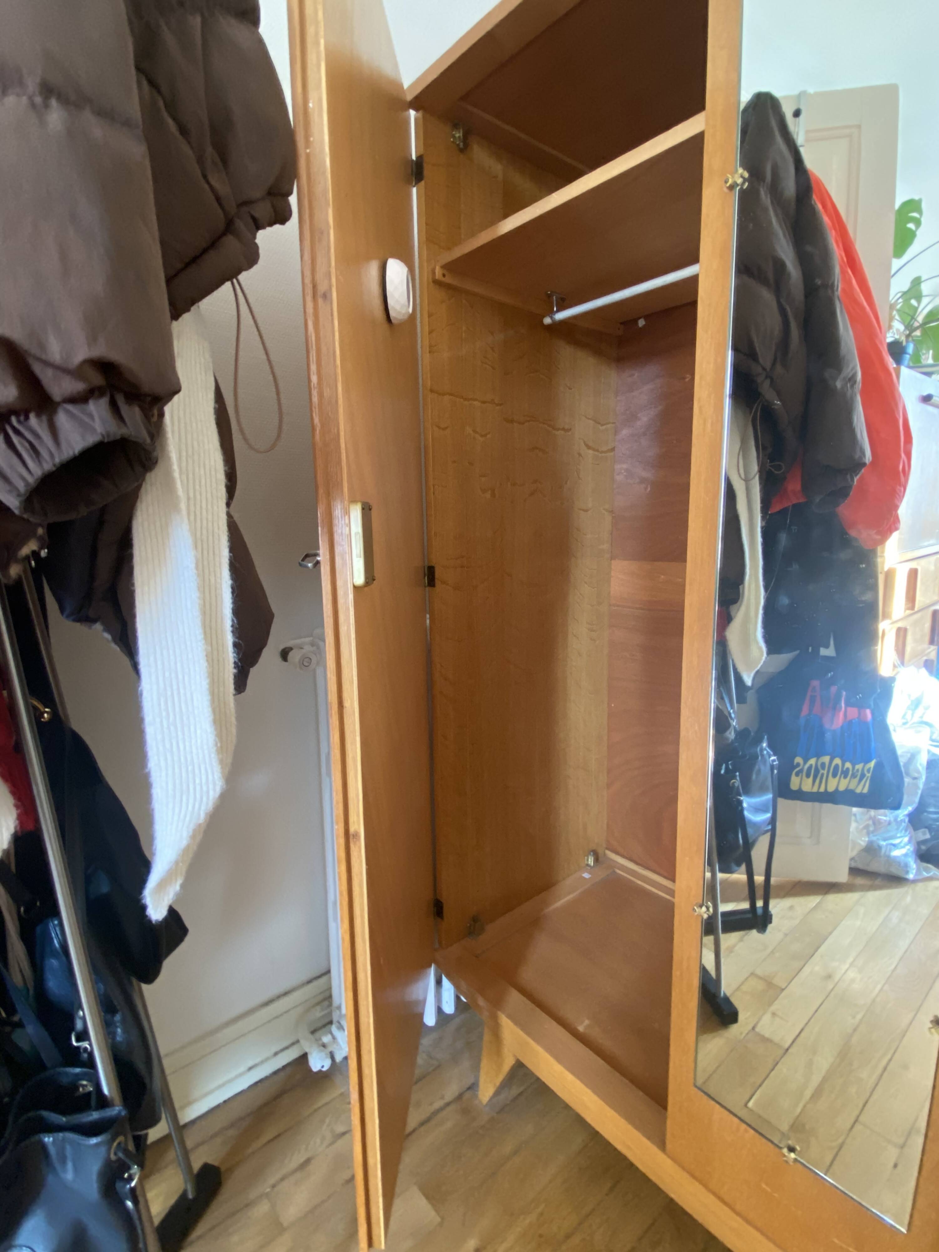 Vintage Wooden Wardrobe