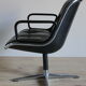 Fauteuil cuir de Charles Pollock 1970