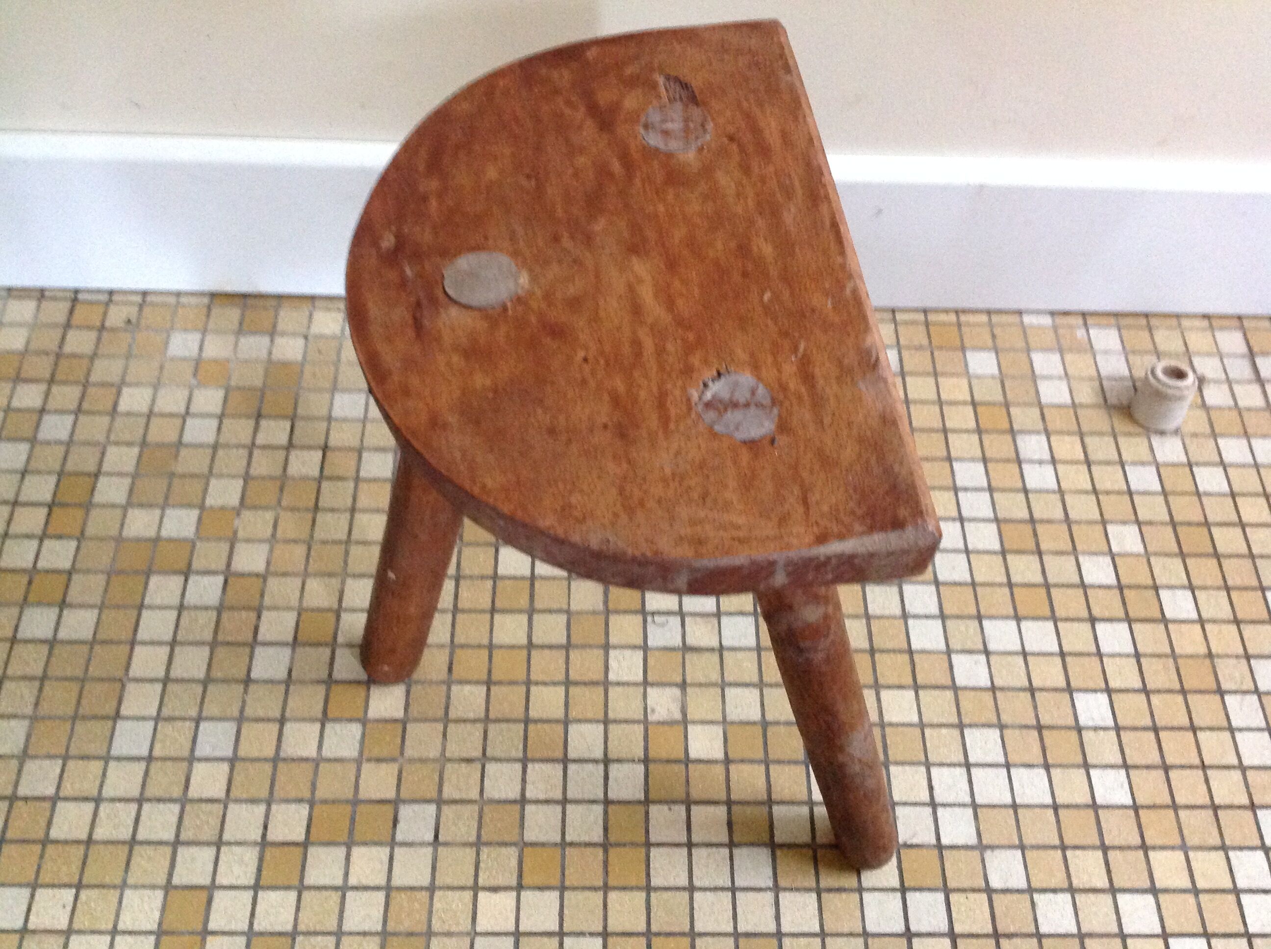 Cowhide stool