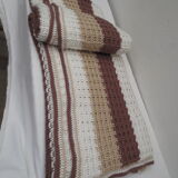 Wool bed throw