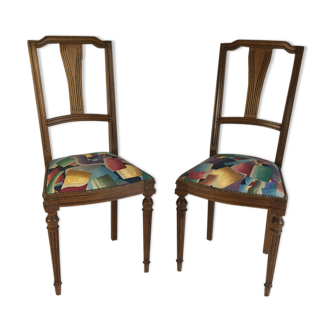 Paire de chaises 50's