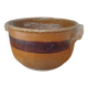 Old terracotta casserole