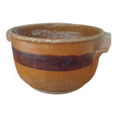 Old terracotta casserole