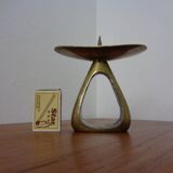 Austrian Model 3600 Candlestick in Brass by Carl Auböck, 1950s