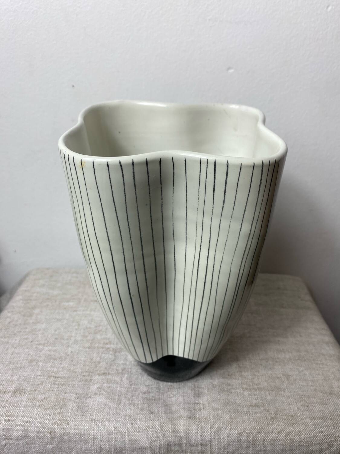 Vintage ceramic vase from Italy
