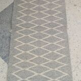 Carpet margoum gray and beige Berber