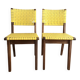 Set of 2 Jens Risom chairs for Knoll