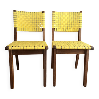 Ensemble de 2 chaises Jens Risom pour Knoll