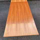 Extendable wooden farmhouse kitchen table 170cm