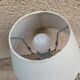 Vintage table lamp lamp IKEA design from Sweden in light solid wood with lampshade