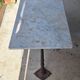 table bistrot marbre fonte