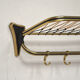 Vintage train coat rack