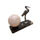 French Art Deco Lamp With A Heron, 1920/30s
