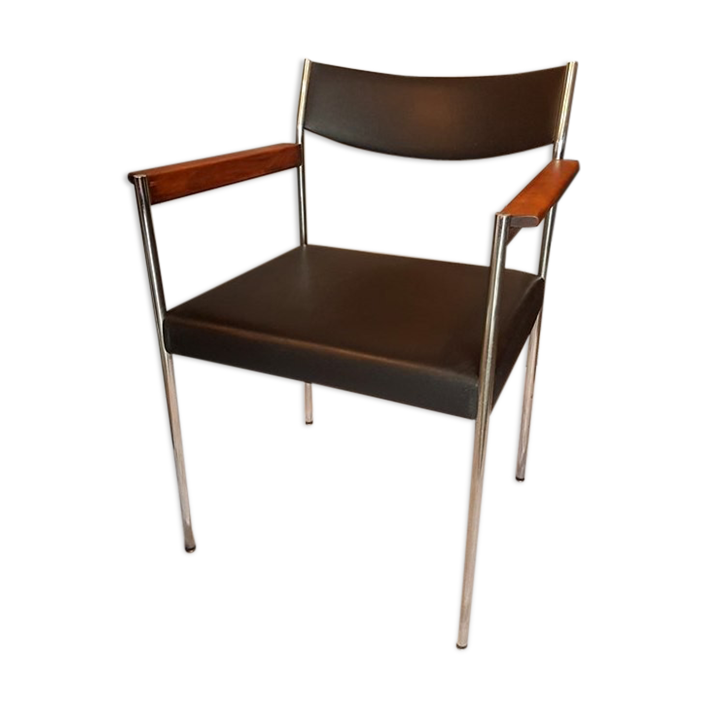 Fauteuil bureau en simili cuir
