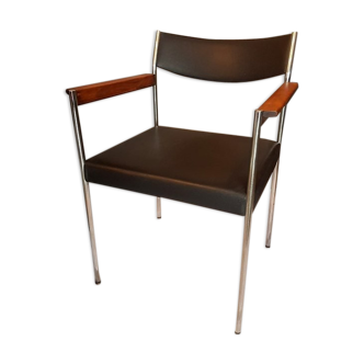 Fauteuil bureau en simili cuir