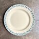 Boulenger & Cie round dish in blue ironstone, "Champigny" service