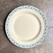 Boulenger & Cie round dish in blue ironstone, "Champigny" service